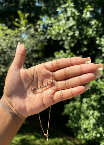 Rose Gold Custom Necklace