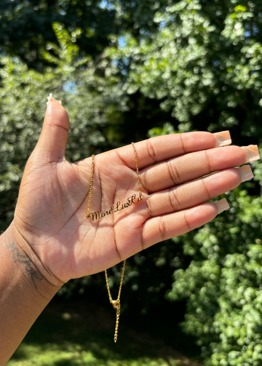 Gold Custom Necklace